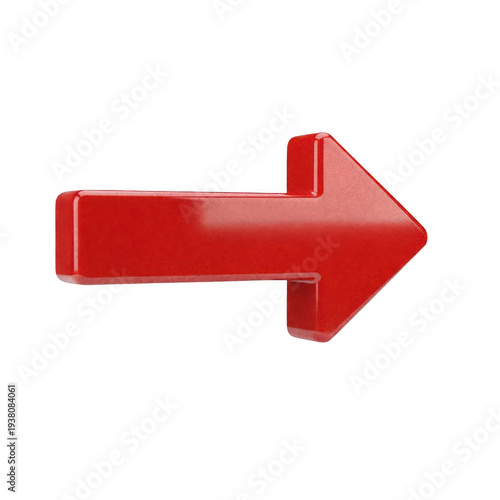 Red arrow png Bold pointer cutout Sleek indicator png Modern marker cutout Glossy sign png Bright icon cutout Prominent symbol png Dynamic isolated transparent background image