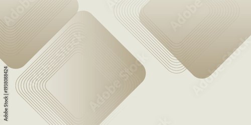 white wide luxury abstract background with golden lines and shadows, arrows and angles. modern light wide banner with golden luminous lines. vector eps10