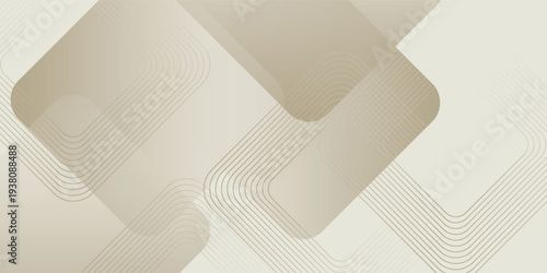 white wide luxury abstract background with golden lines and shadows, arrows and angles. modern light wide banner with golden luminous lines. vector eps10