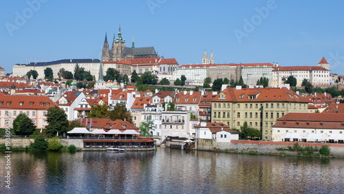 Photos Prague Cathedral and Castle area seen from the Vltava river