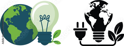 Earth hour vector design