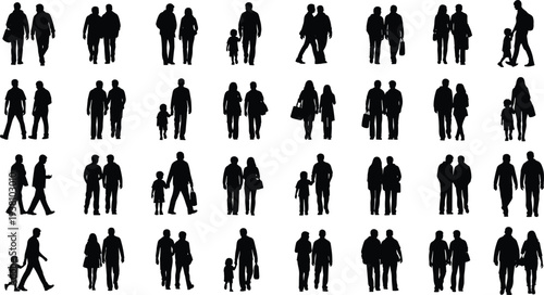 Mega collection of business time management line icons traditional Japanese cultural symbols and professional human resources silhouette figures for corporate design