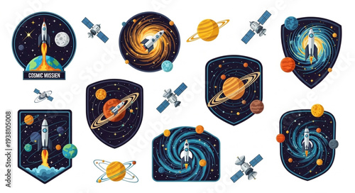 Space exploration and cosmic phenomena collection.