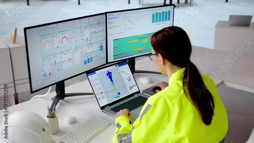 Engineer Doing Stress Simulation And 3D Metrology