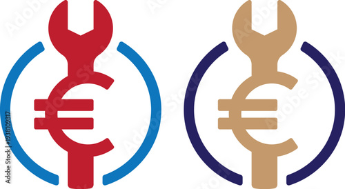 Wrench Gear Money Logo Repair Finance Service