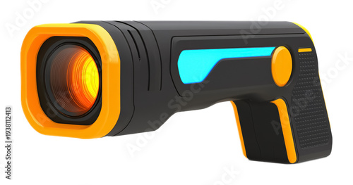 Thermal Scanner - High-Precision Thermal Scanner for Temperature Measurement and Monitoring Isolated on White Background