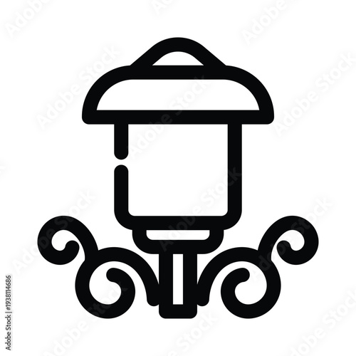 Lamp Garden icon template