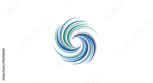 Dynamic Flowing Lines Abstract Swirl Design Element