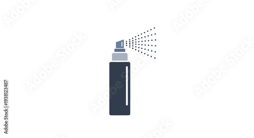 Spray Bottle with Atomizer Nozzle Dispensing Fine Mist.