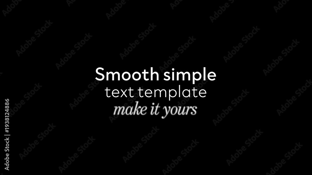 Please Simple Text Smooth Simple Text Template Stock Template | Adobe Stock