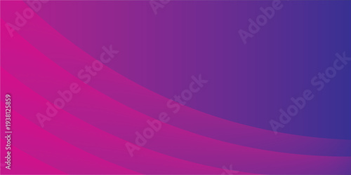 Vibrant abstract background featuring layered curved paths over a smooth purple and pink gradient. eps10
