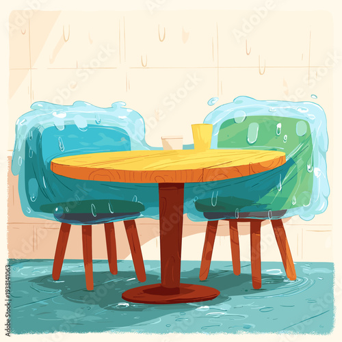 Modern Patio Furniture Waterproof Protection