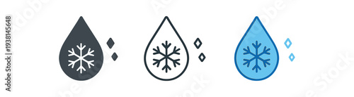 cryosurgery liquid nitrogen droplet turning into tiny ice crystal