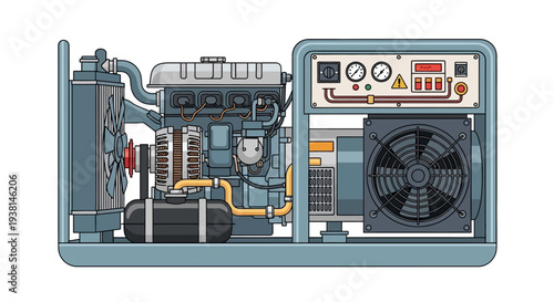 Industrial Air Conditioning Unit.