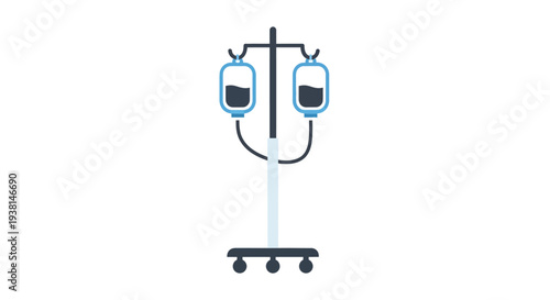Medical IV Drip Stand.