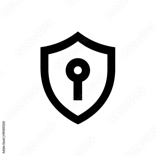 Cyber Security Shield Network Protection Technology Icon