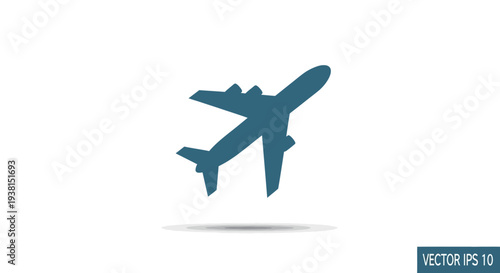 Airplane flying in the sky high.