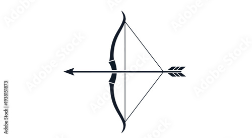 Archery bow and arrow equipment.