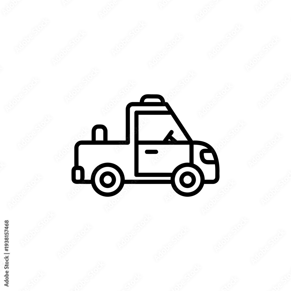 Fototapeta premium Tow Truck Icon