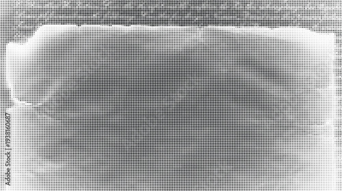 A black and white pixelated image of a car