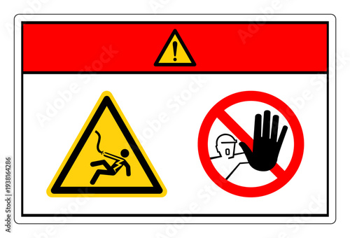 Danger Electrical Hazard Stay Away Symbol Sign ,Vector Illustration, Isolate On White Background Label. EPS10