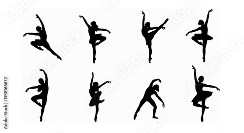 Dance Style Silhouette Illustration