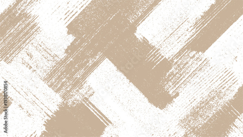 Brown and white abstract diagonal brush stroke pattern design element