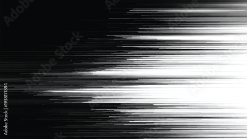Abstract black and white horizontal lines pattern background