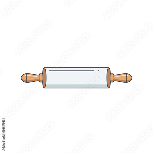 Classic Wooden Rolling Pin for Baking and Dough Preparation