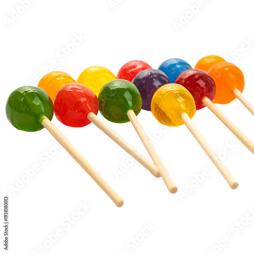 Mini-Lutscher auf Holzstäbchen, PNG