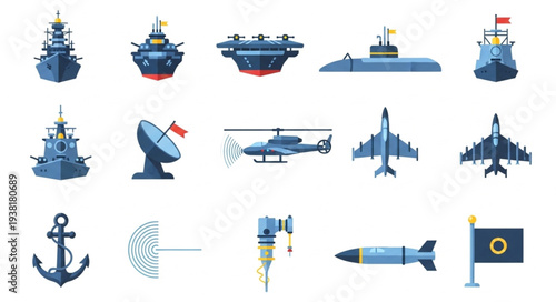 Navy Ships and Military Equipment.
