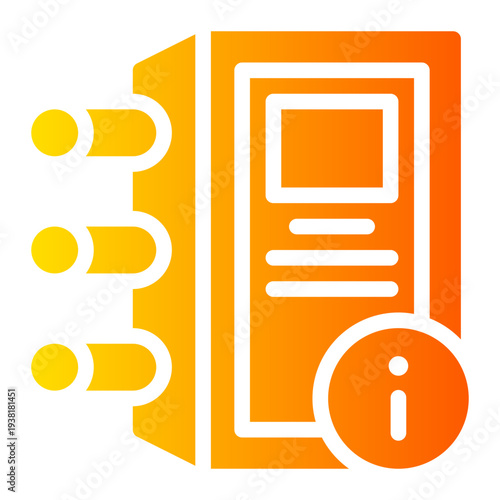 info gradient icon