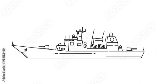 Navy Warship Vessel Ship Boat.