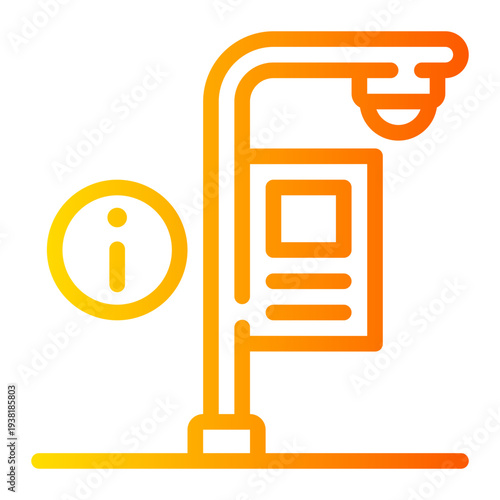 info gradient icon