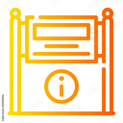 info gradient icon