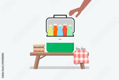 Picnic Ready Insulated Cooler Backpack