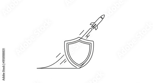 Shield and Sword Protection Concept.