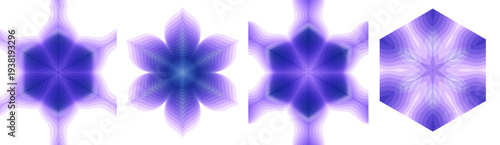 Abstract flower isolated on a white background. Design element. Color gradient. Vector illustration for a brochure, banner, cover, postcard, flyer, or presentation.