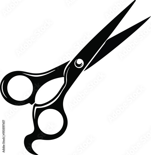 scissor vector icon, Abstract scissor shape logo design, vector.eps