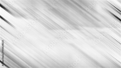 Modern halftone pattern with black dots on white background