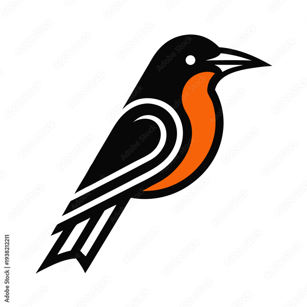 Fototapeta premium bird on a branch