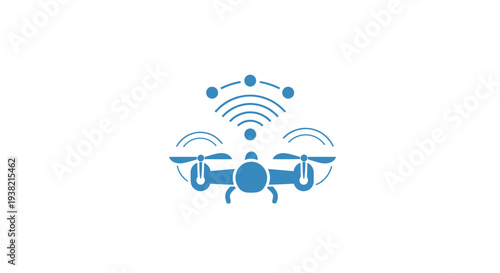 Drone with signal flying technology.