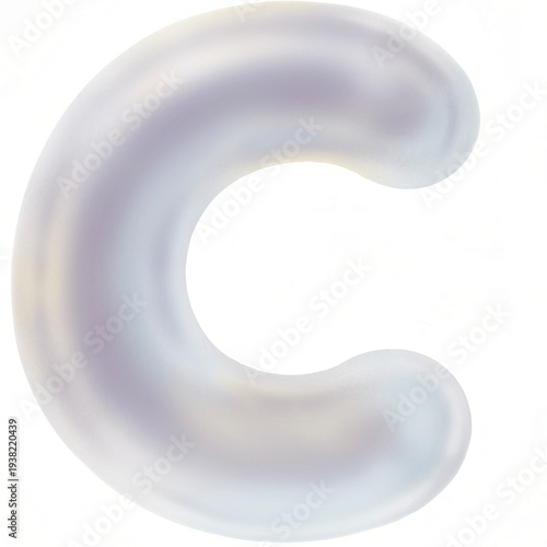 3D letter C