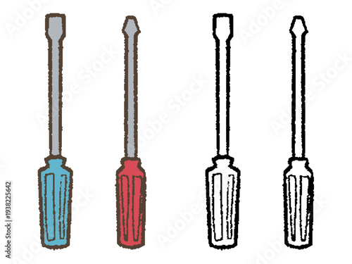 プラスドライバーとマイナスドライバー