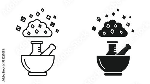 Mortar Pestle Chemical Experiment Science Abstract