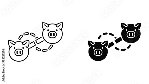 Pig Heads Connection Network Data Flow