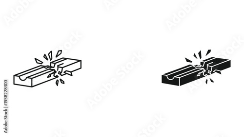 Broken Structure Concept Symbol Failure