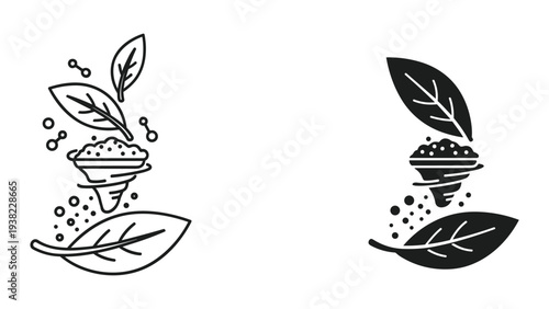 Leaf Organic Soil Vortex Infusion Process