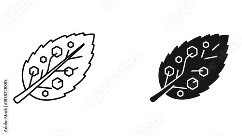 Leaf Technology Network Symbol