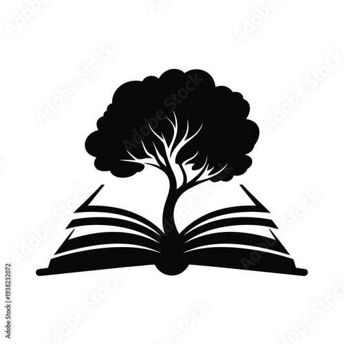 A symbolic image of a tree growing from an open book